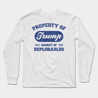 Trump Basket of Deplorables Long Sleeve T-Shirt